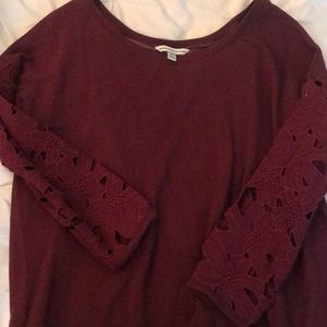 Open back AEO top